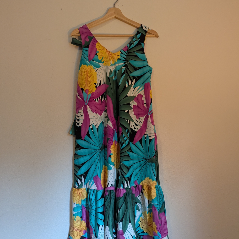 Floral Sleeveless Dress - Multicolor - Picture 2 of 5